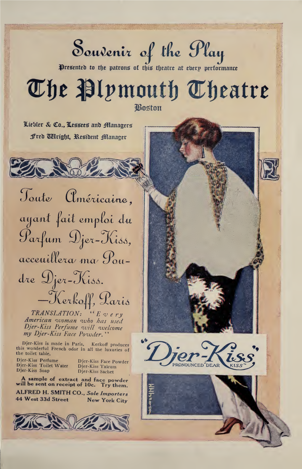Plymouth Theatre Disraeli Program and Magazine