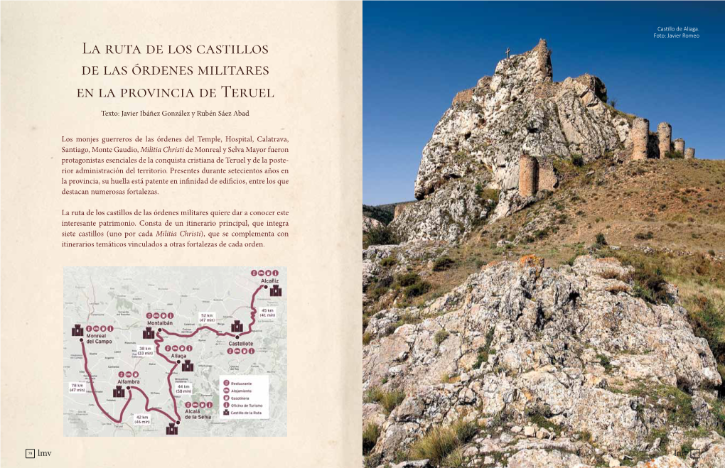 La Ruta De Los Castillos De Las Órdenes Militares En La Provincia De Teruel