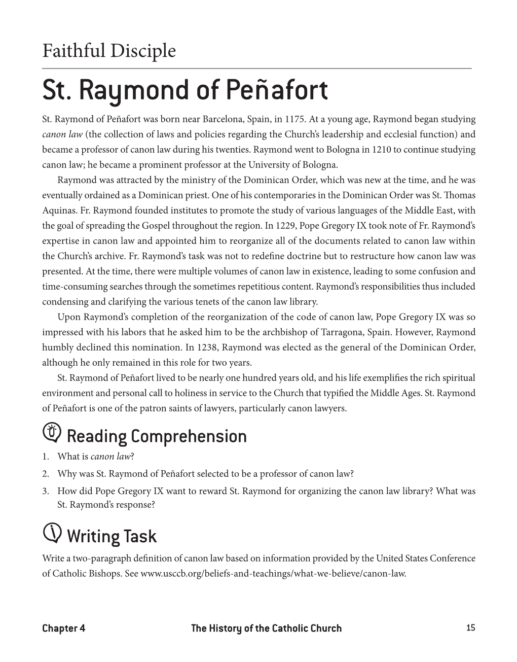 St. Raymond of Peñafort St