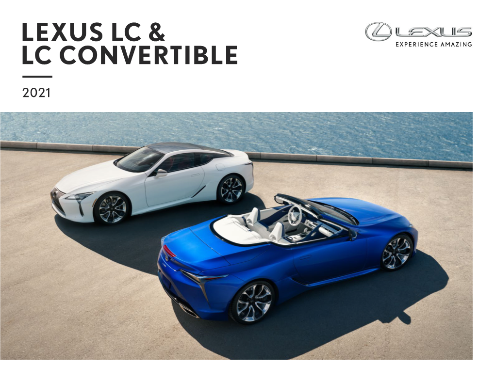 Lexus Lc & Lc Convertible