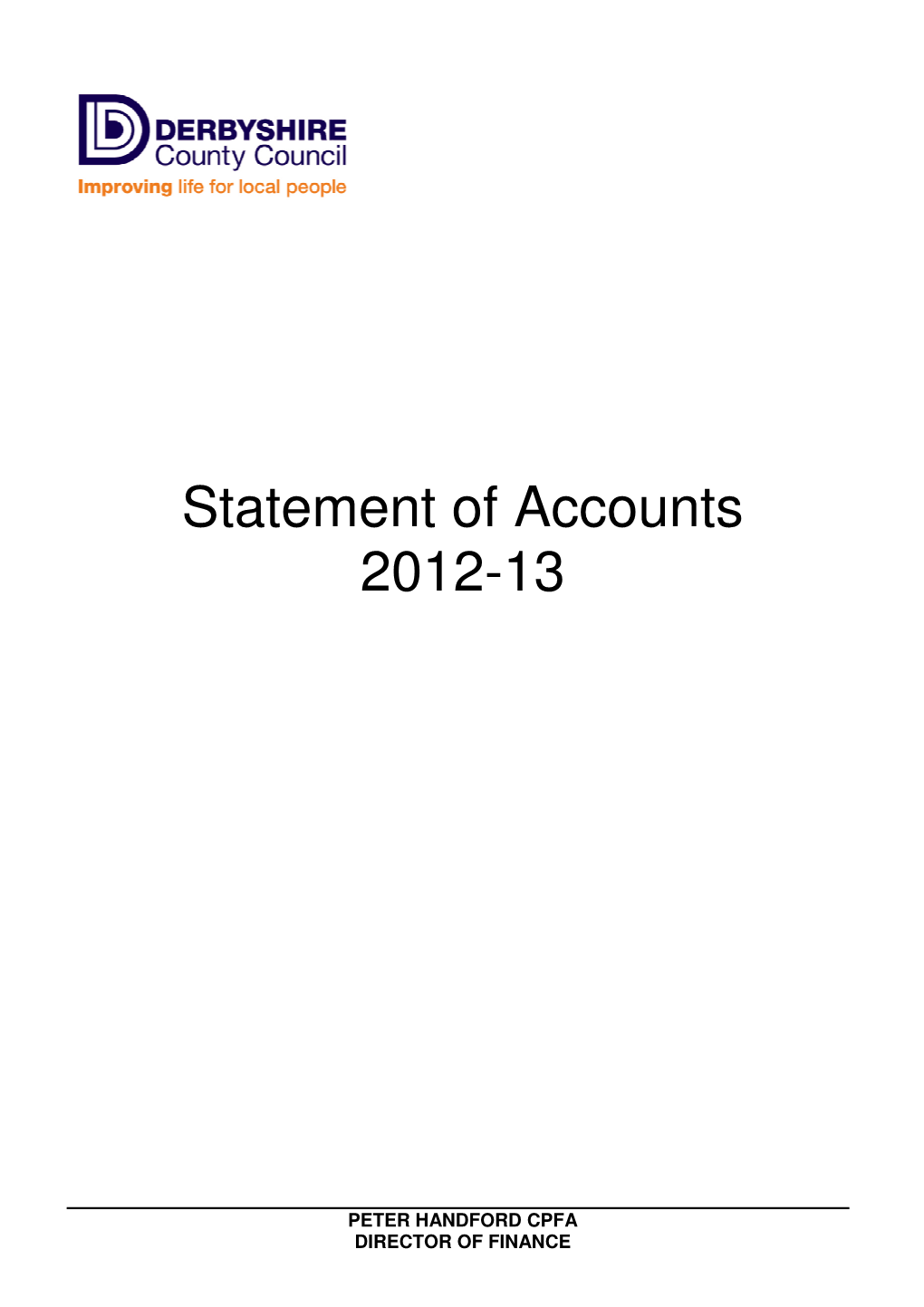Post-Audit Final Statement of Accounts 2012-13
