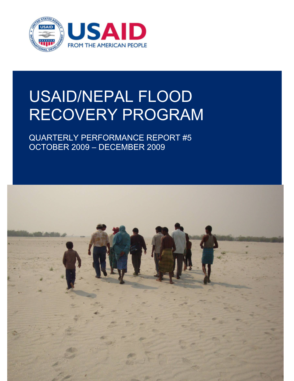 Usaid/Nepal Flood Recovery Program