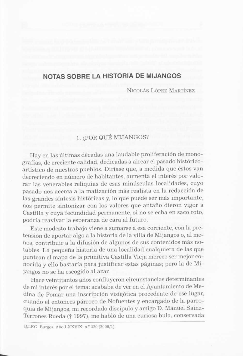 Notas Sobre La Historia De 11/11Jangos