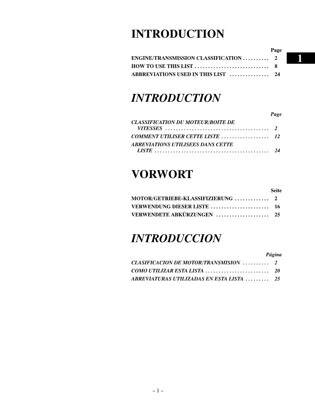 Introduction Introduction Vorwort