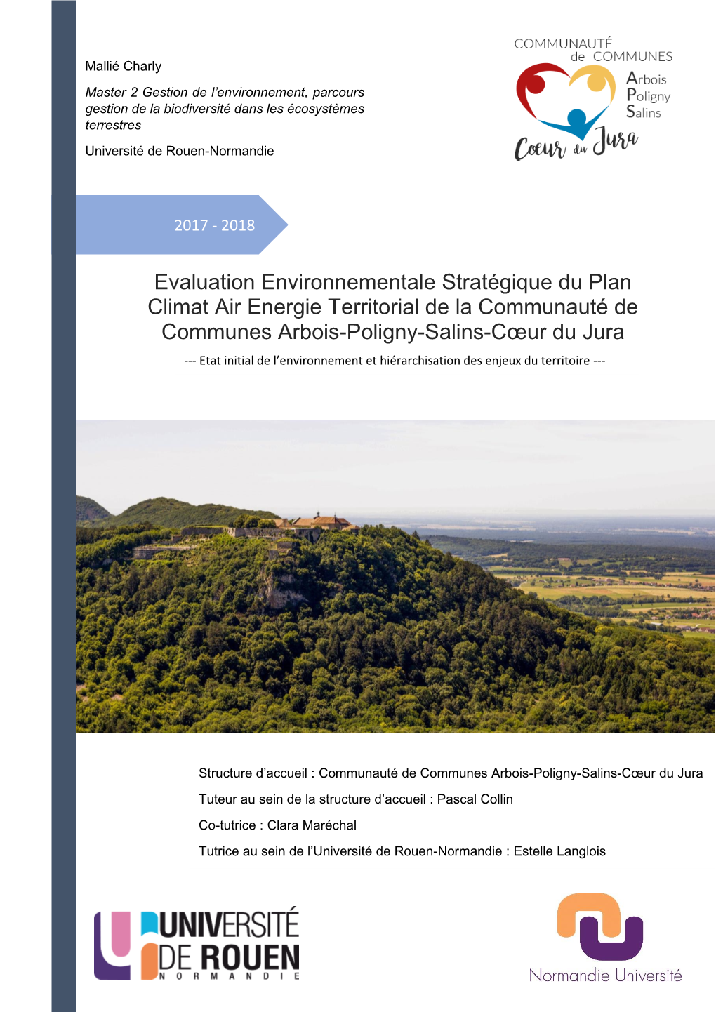 Evaluation Environnementale Stratégique Du Plan Climat Air