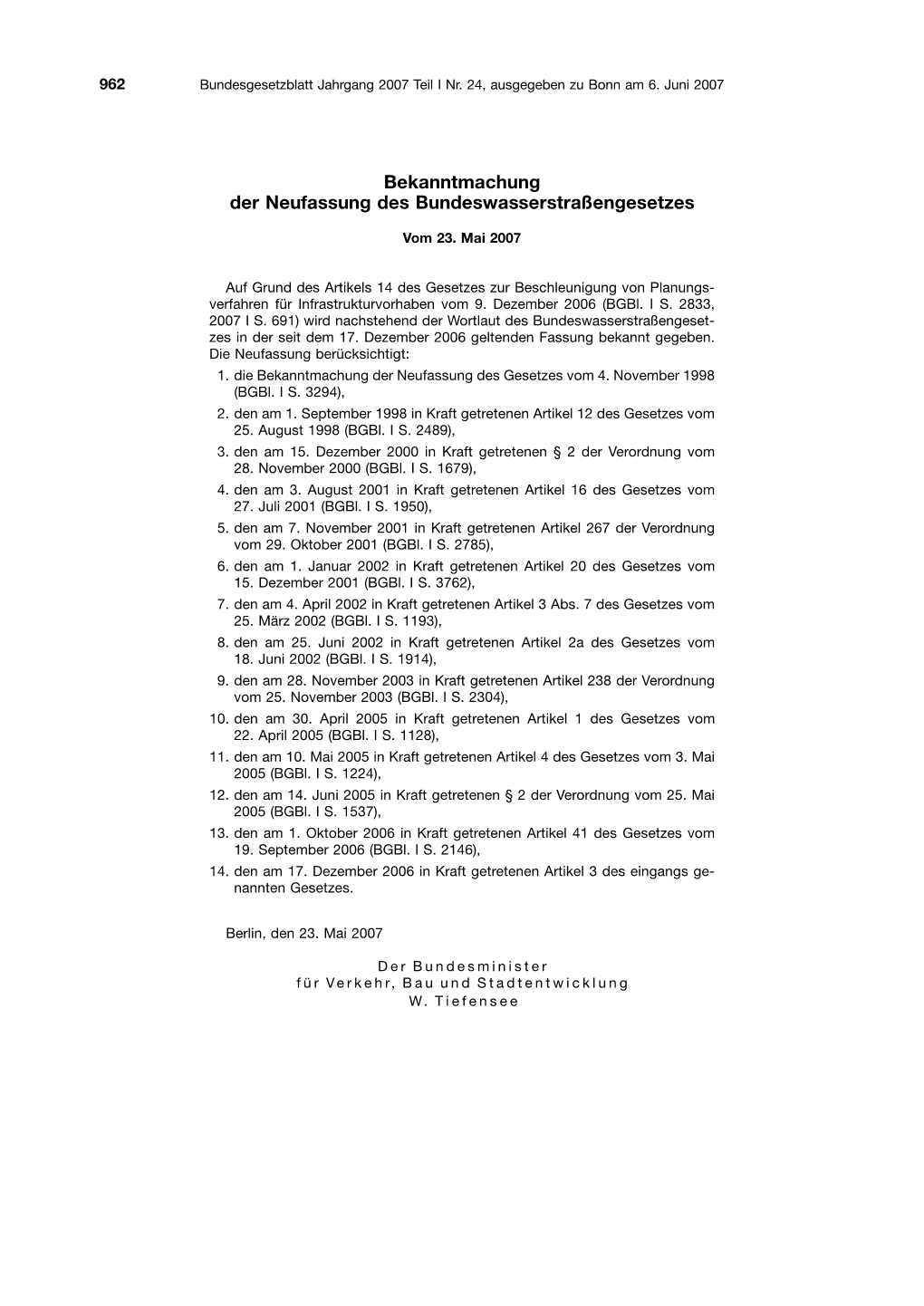 Bundesgesetzblatt Teil 1, Nr. 24