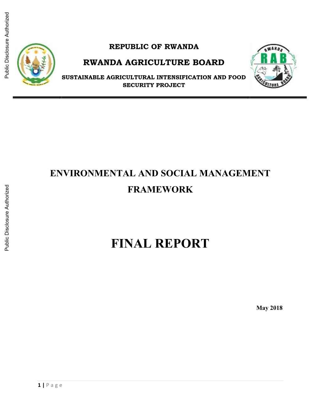 Potential Environmental and Social Impacts and Guidelines for Mitigations