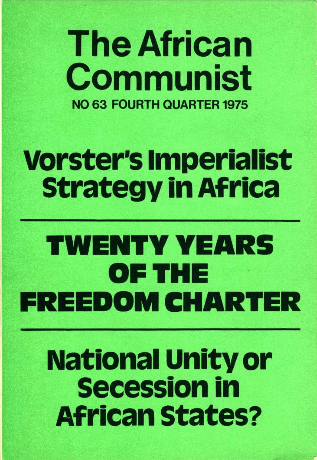 The Freedom Charter