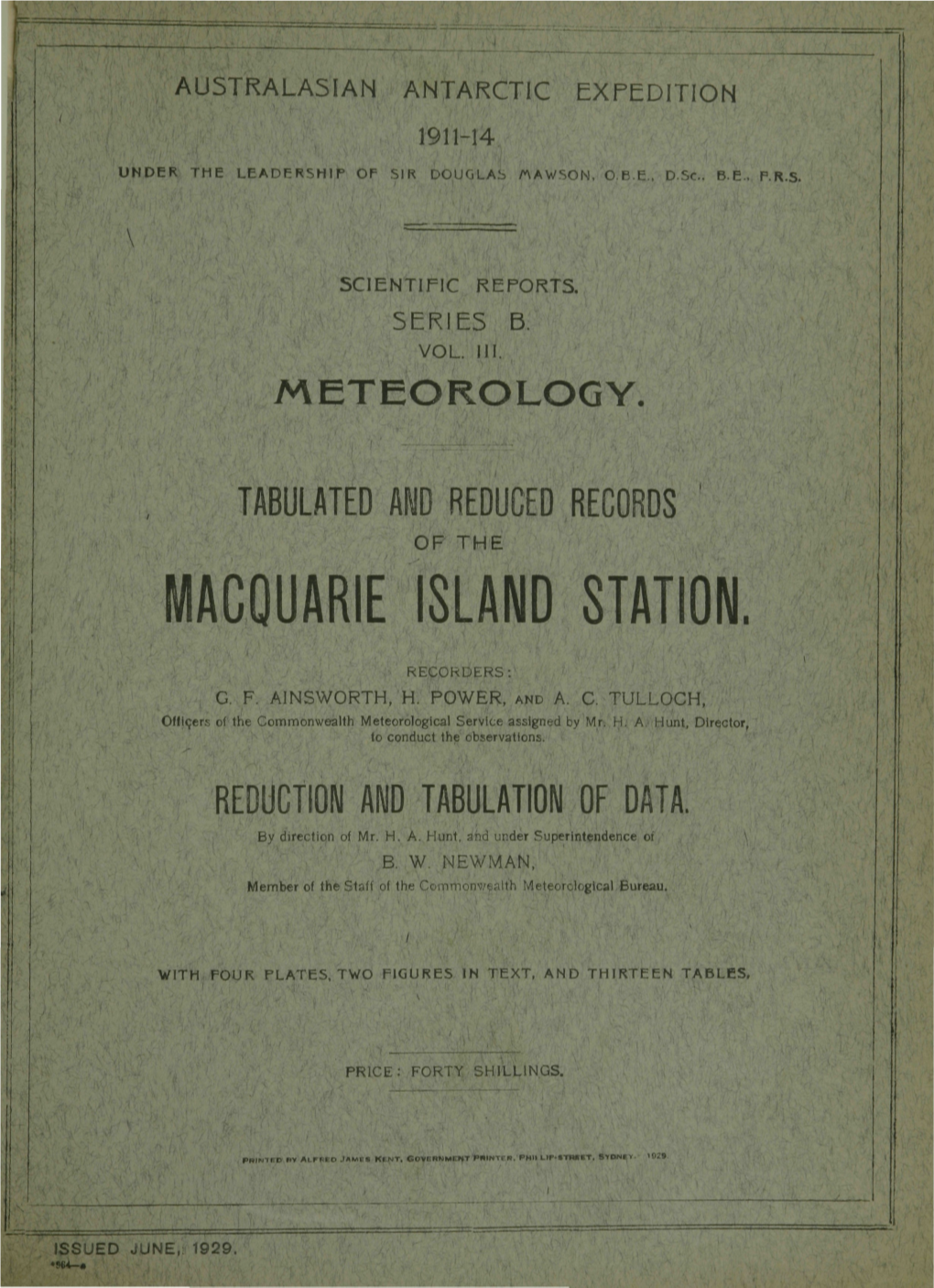 Macouarie Island Station