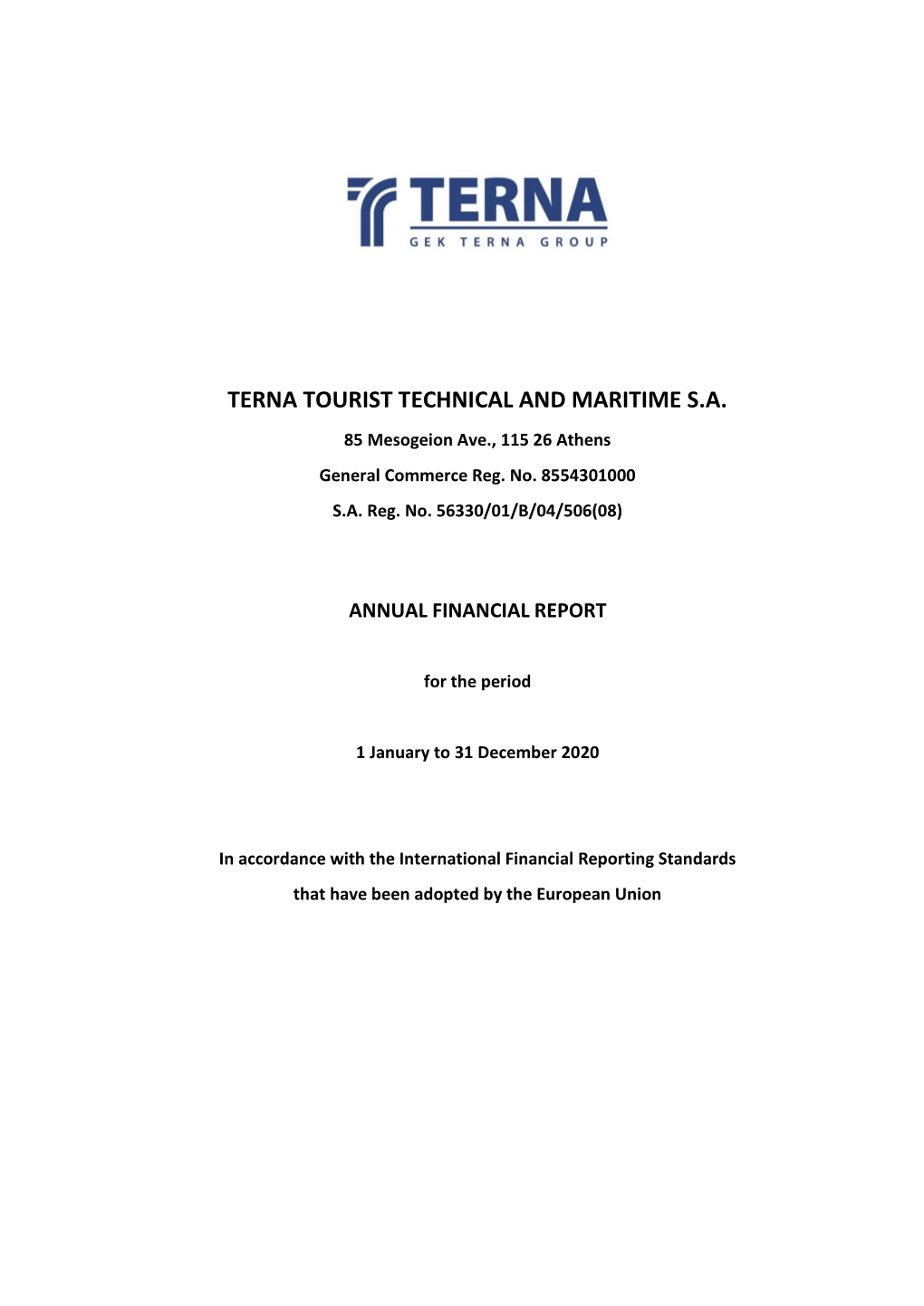 Terna Tourist Technical and Maritime Sa