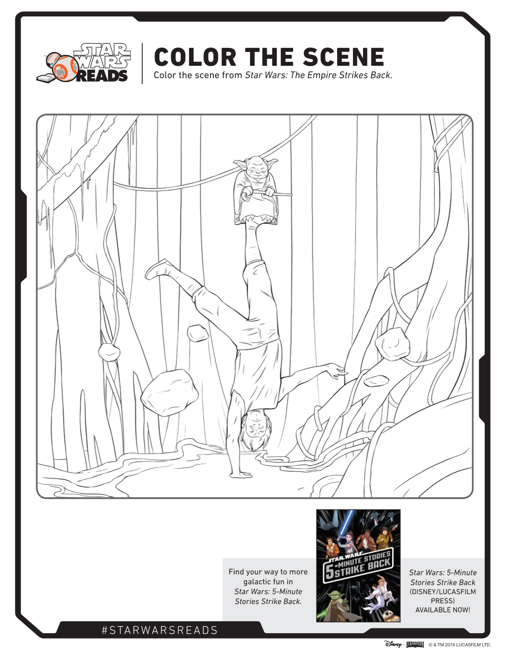 COLOR the SCENE Color the Scene from Star Wars: the Empire Strikes Back