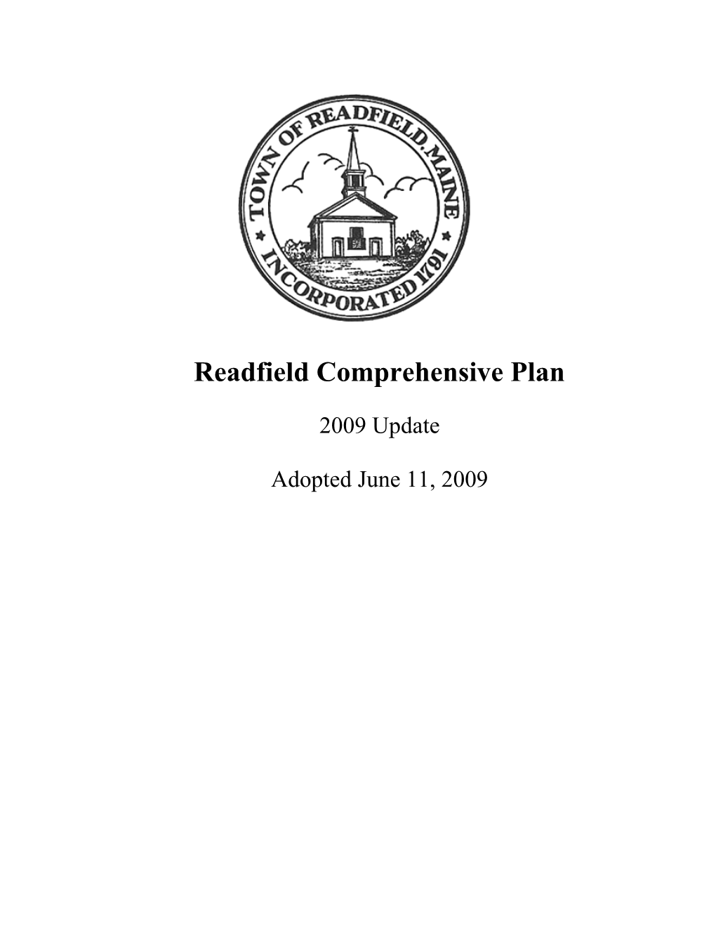 Readfield Comprehensive Plan