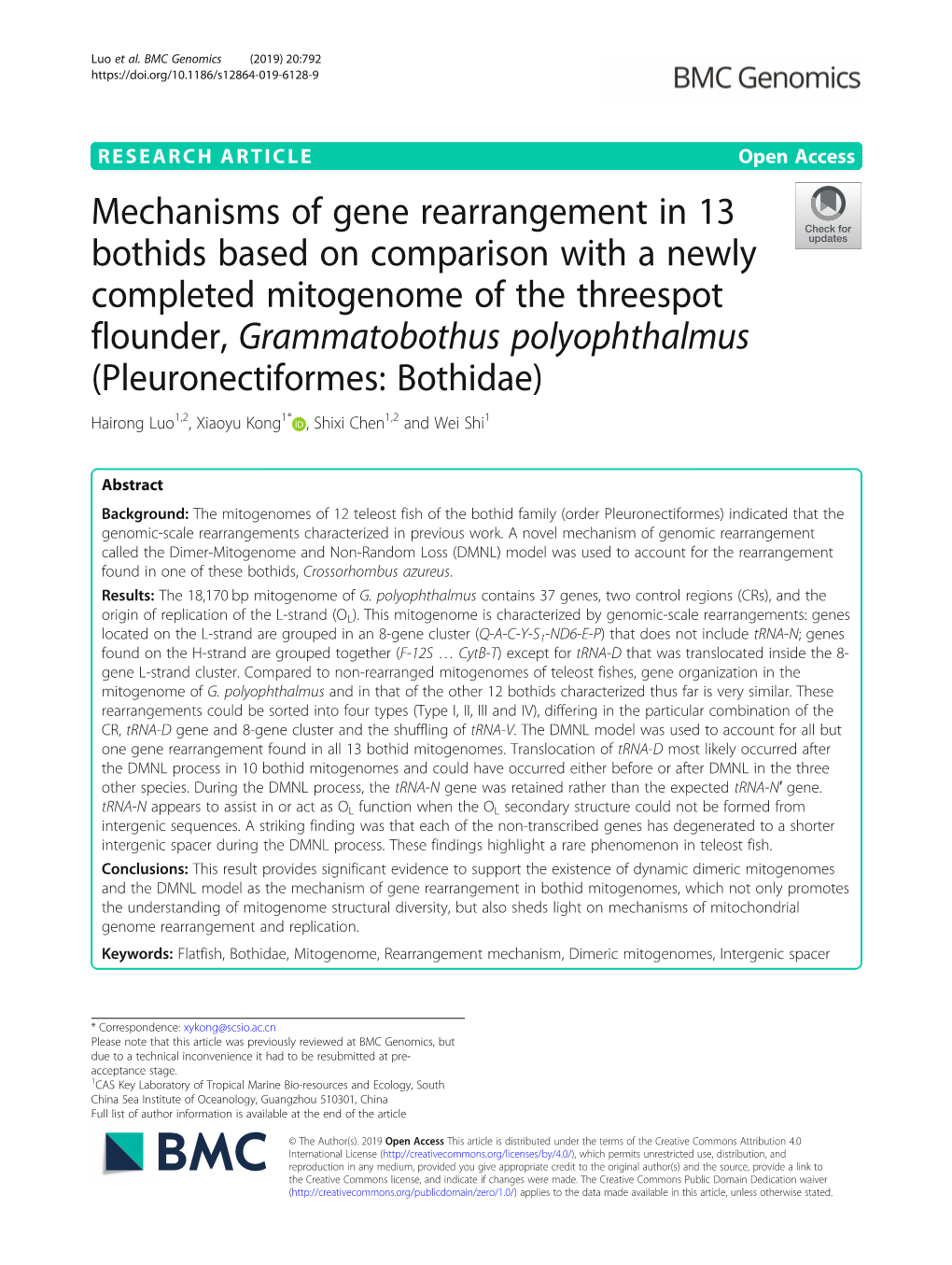 Mechanisms of Gene Rearrangement in 13 Bothids