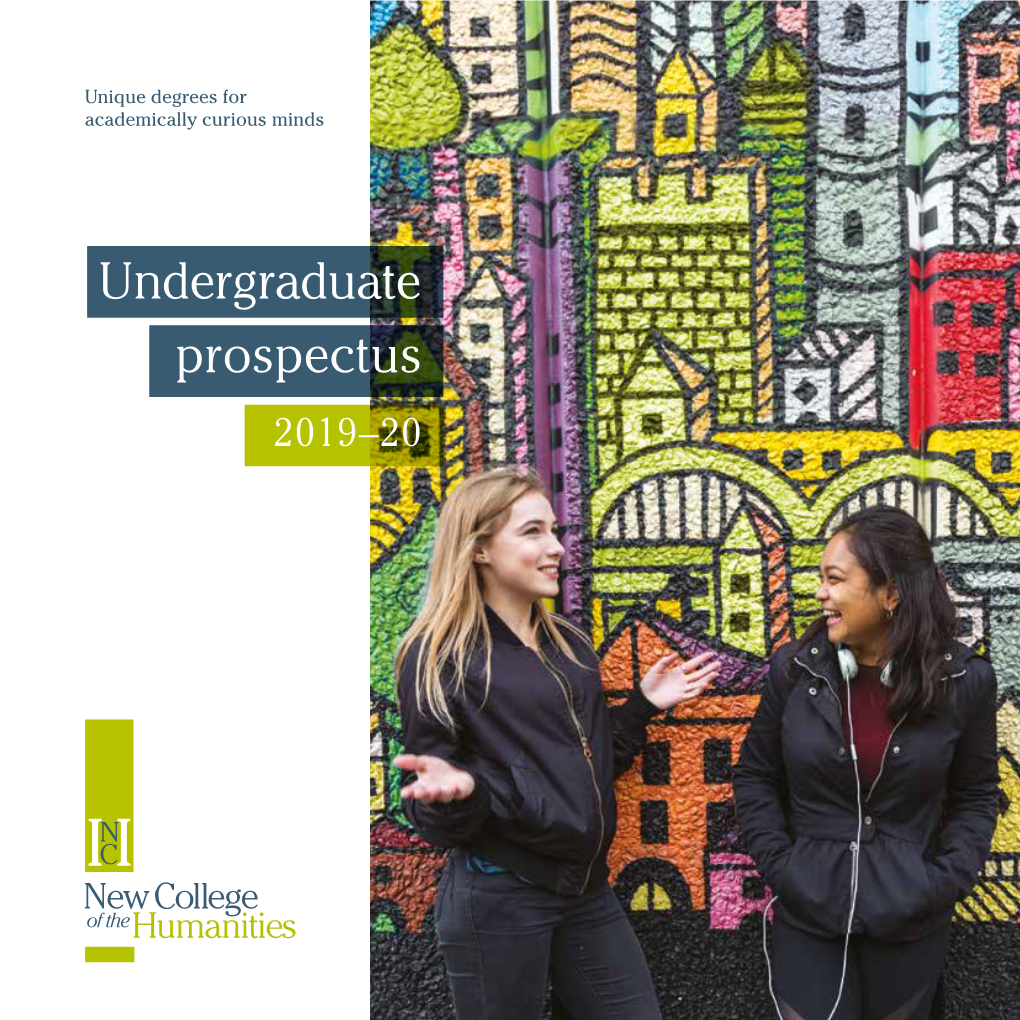 Undergraduate Prospectus 2019–20 Contents