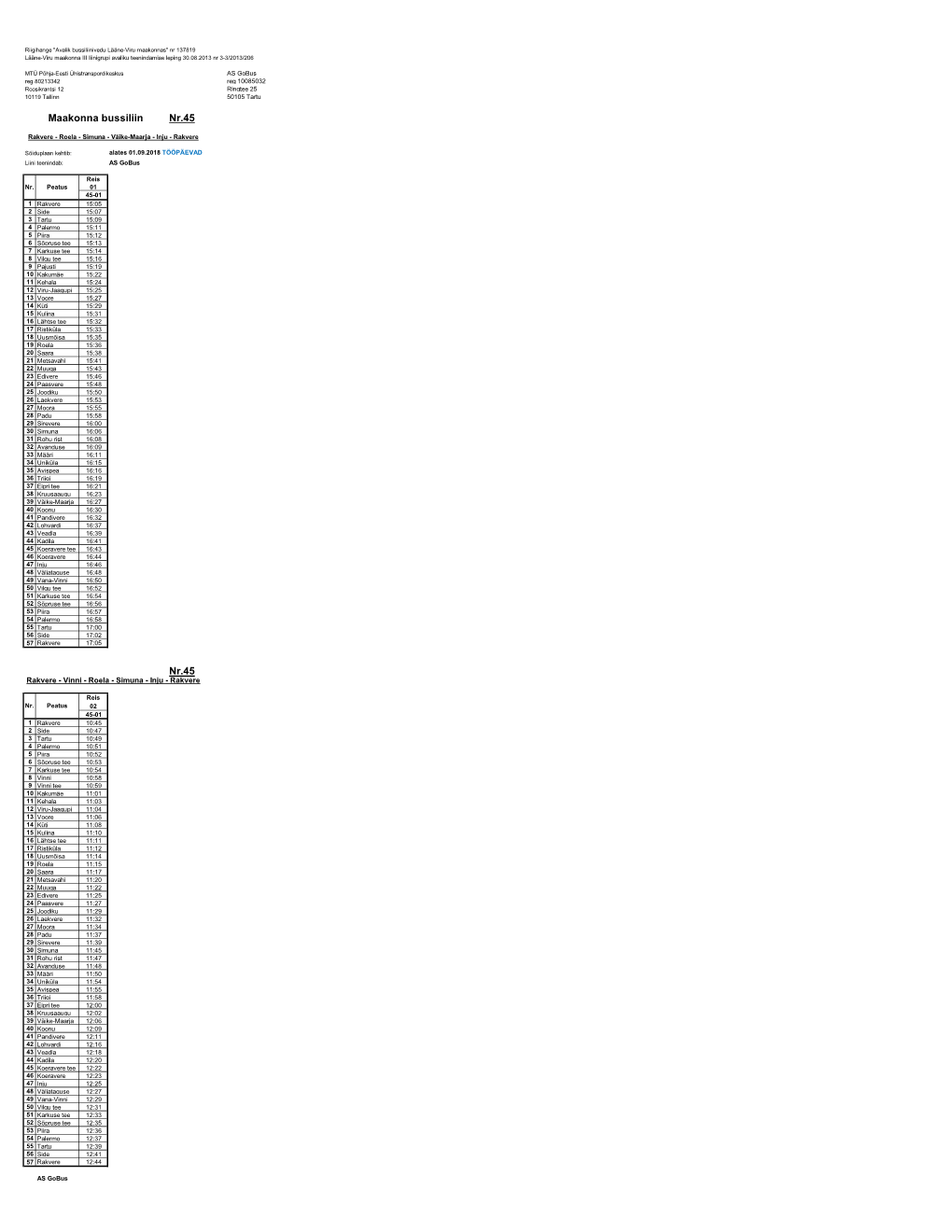 01B-Schedule for Line, Version 1.3.0724