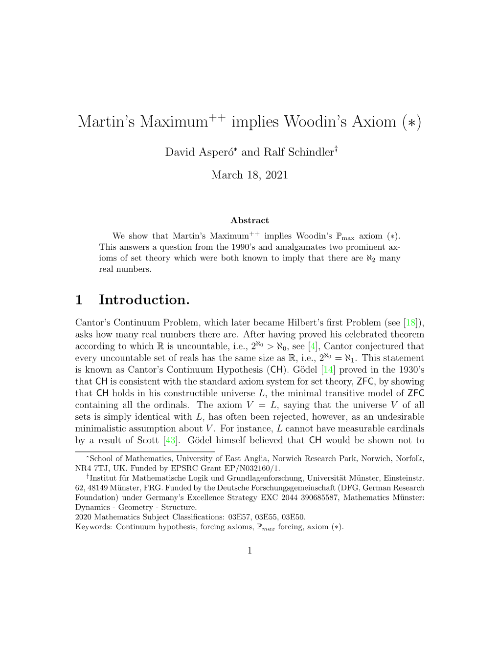 Martin's Maximum Implies Woodin's Axiom