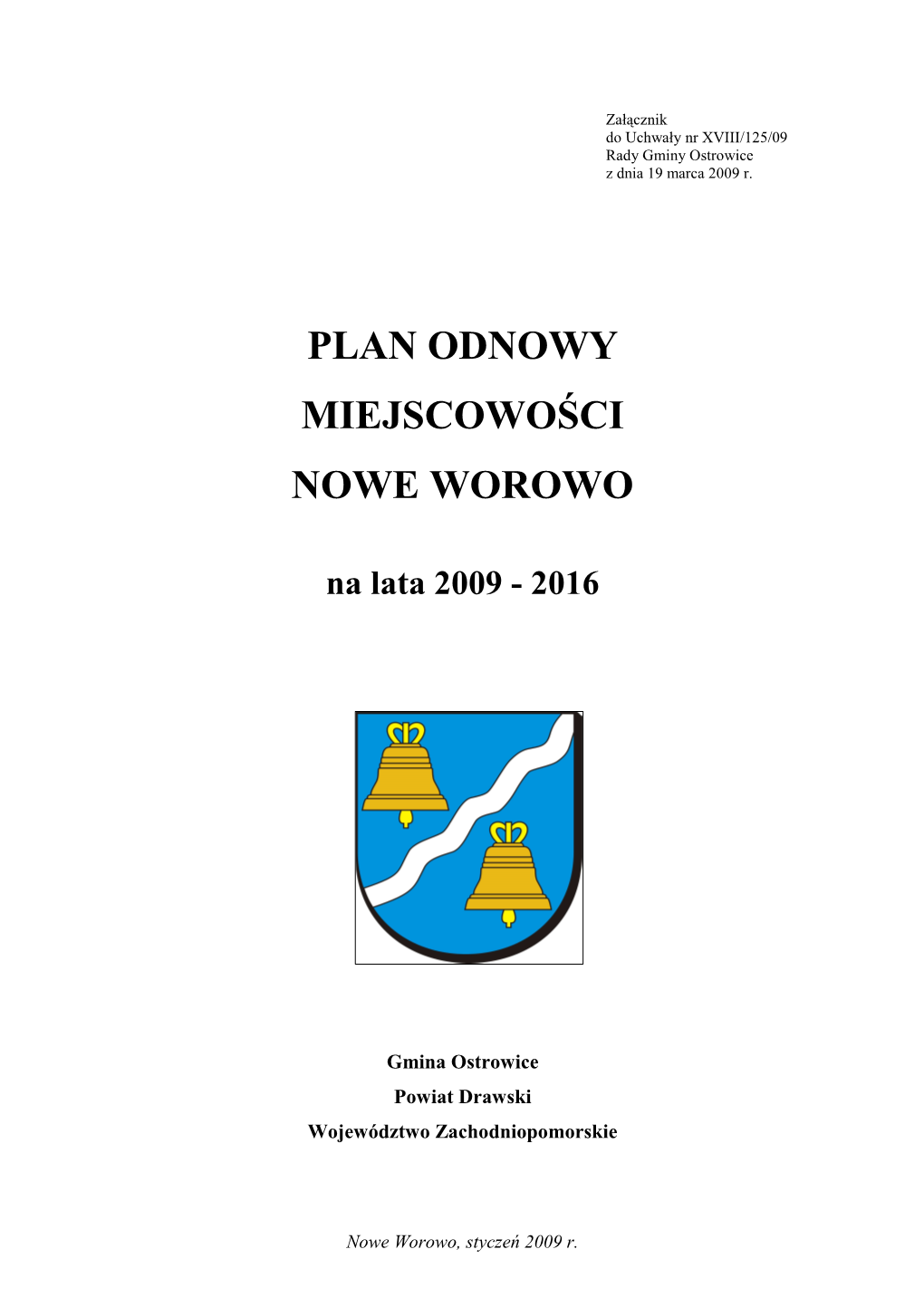 Plan Odnowy Miejscowości Nowe Worowo