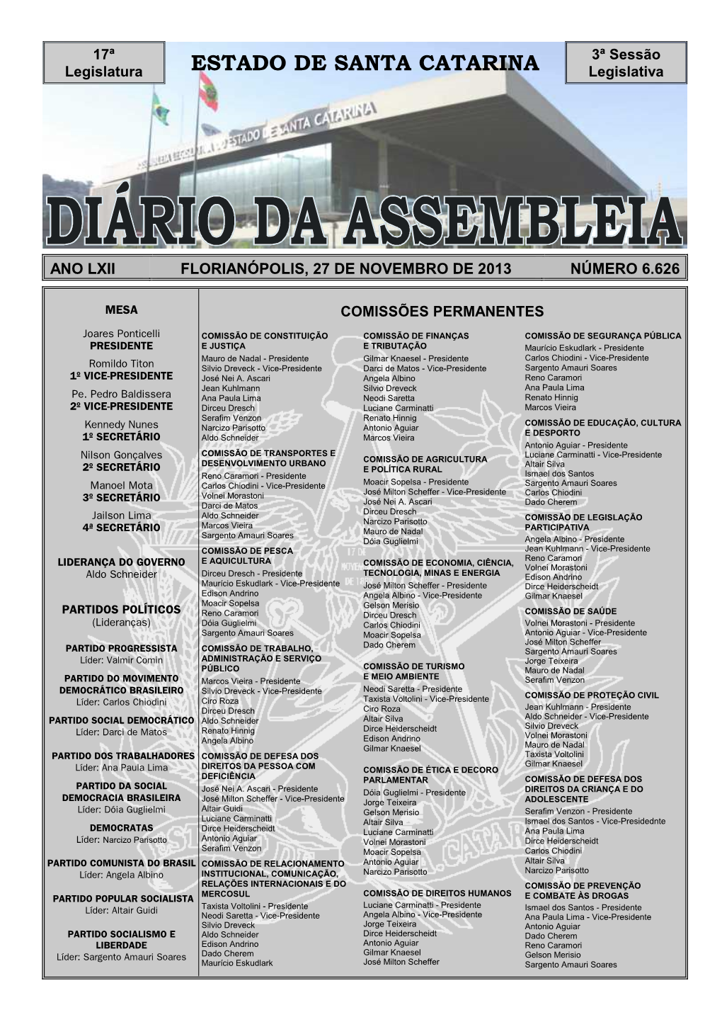 Ata Da 033ª Sessão Especial Da 3ª Sessão Legislativa Da 17ª Legislatura Realizada Em 30 De