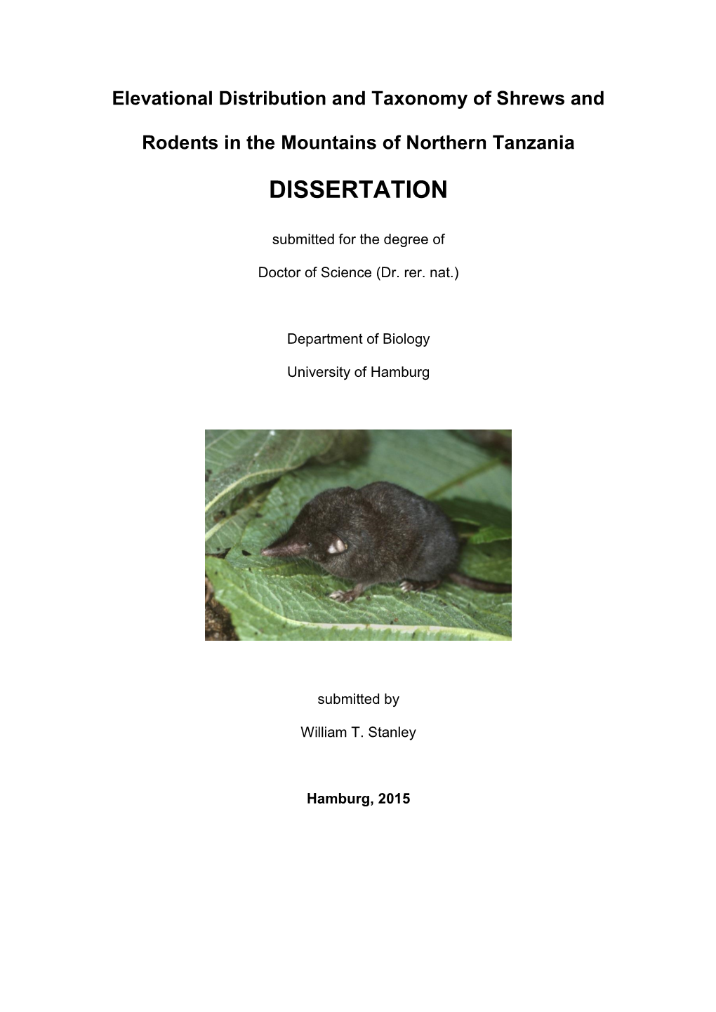 Dissertation