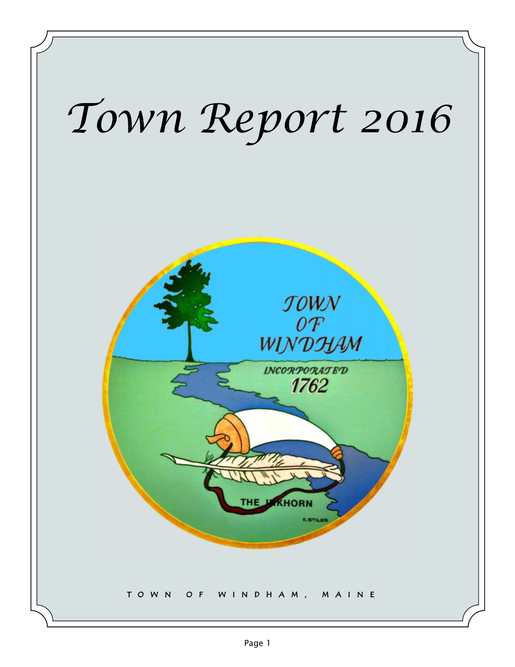 Town Report 2016