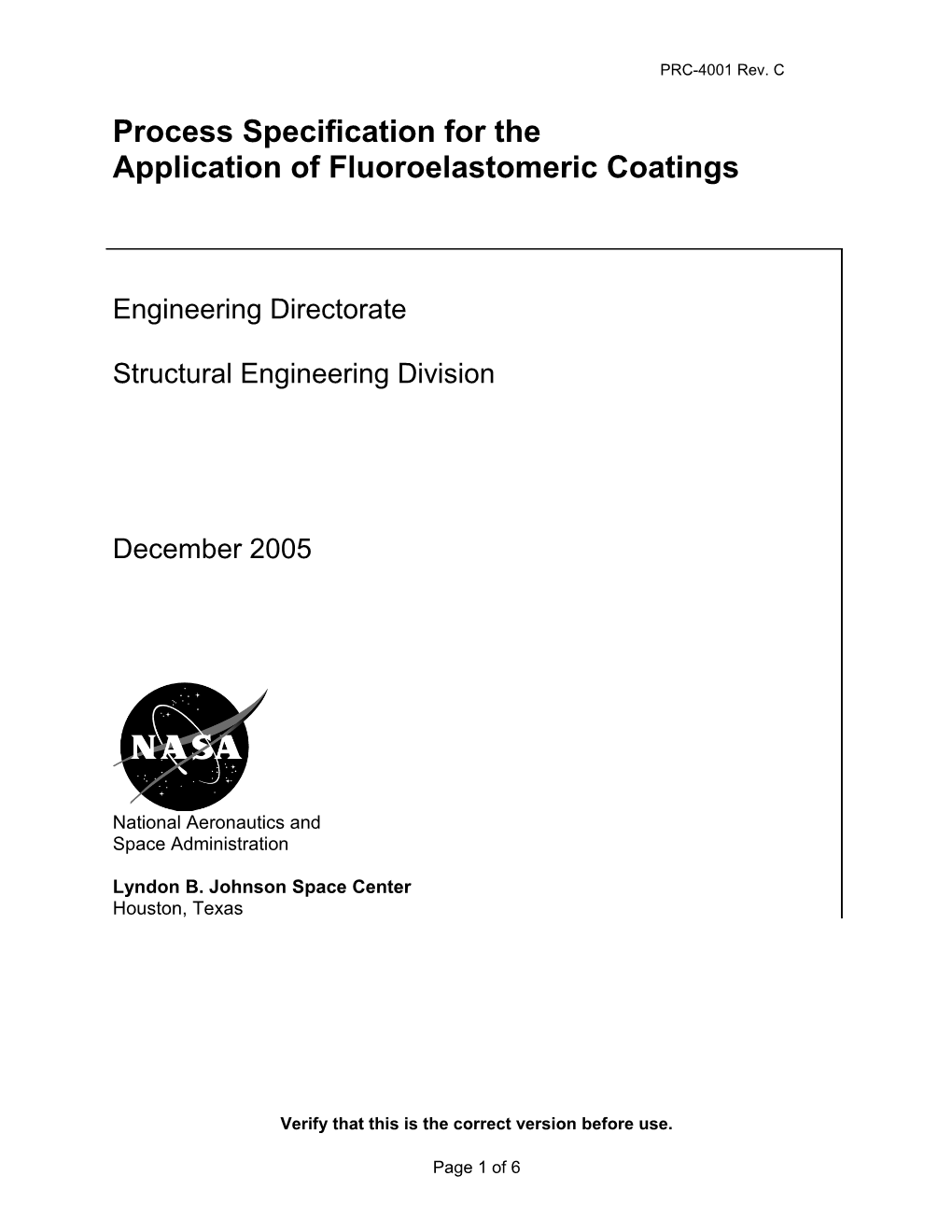 Process Specification for The s1