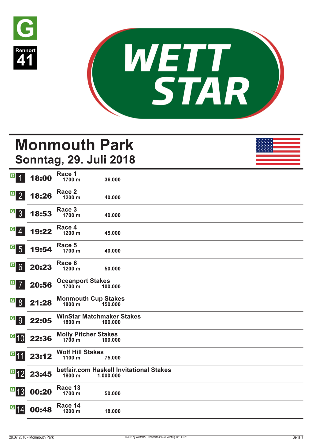 Monmouth Park 41