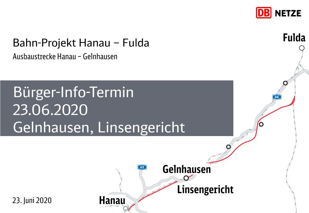 Bürger-Info-Termin 23.06.2020 Gelnhausen, Linsengericht