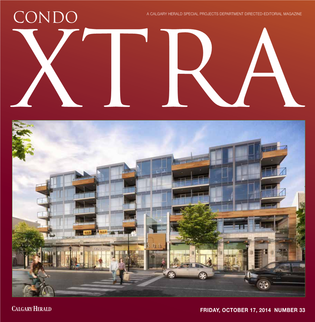 Condo a Calgary Herald Special Projects Department Directed-Editorial Magazine