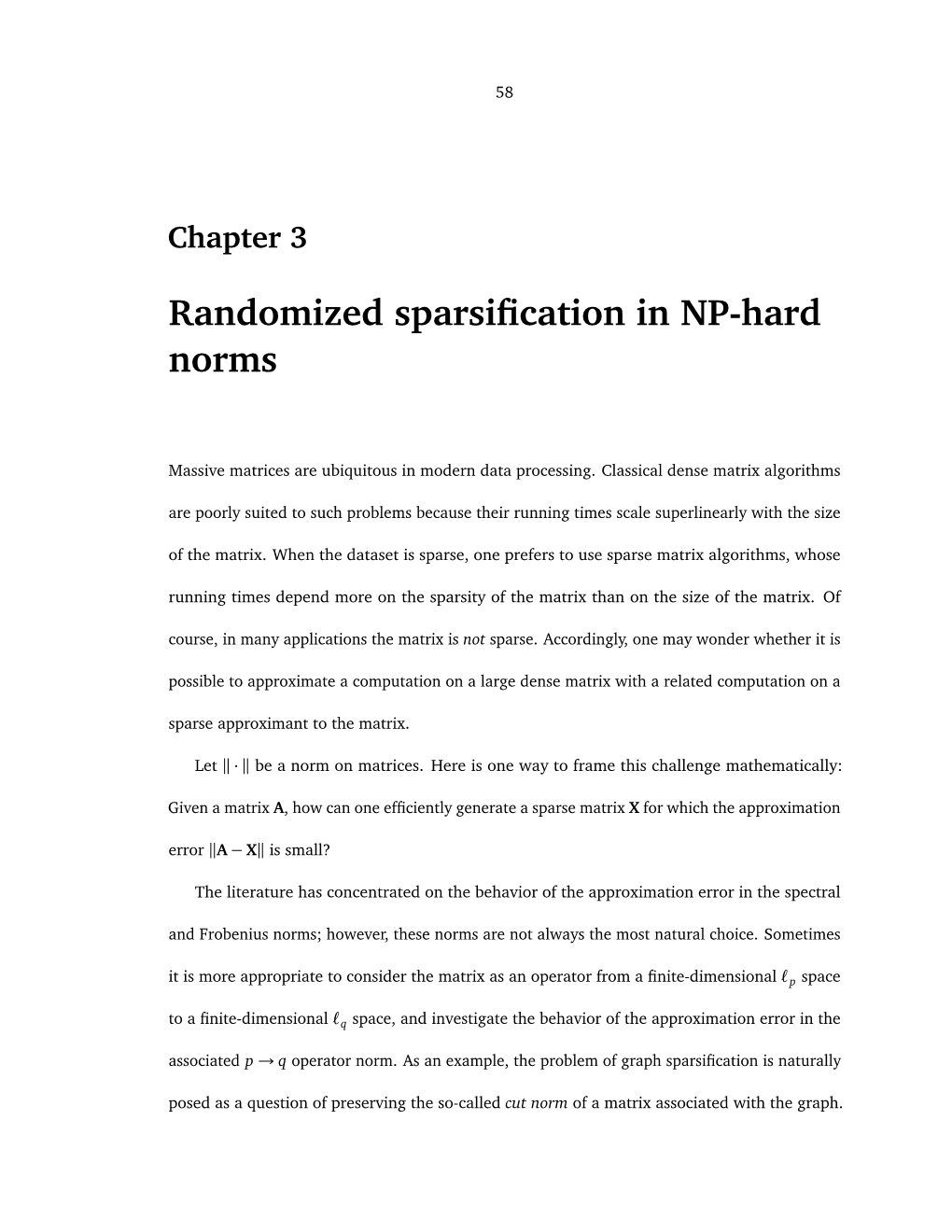 Randomized Sparsification in NP-Hard Norms