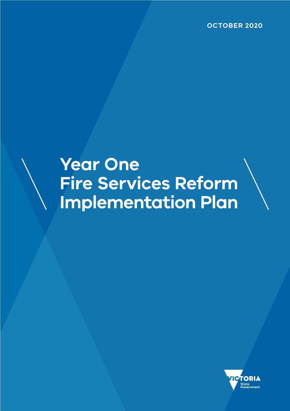 Year One Fire Services Reform Implementation Plan