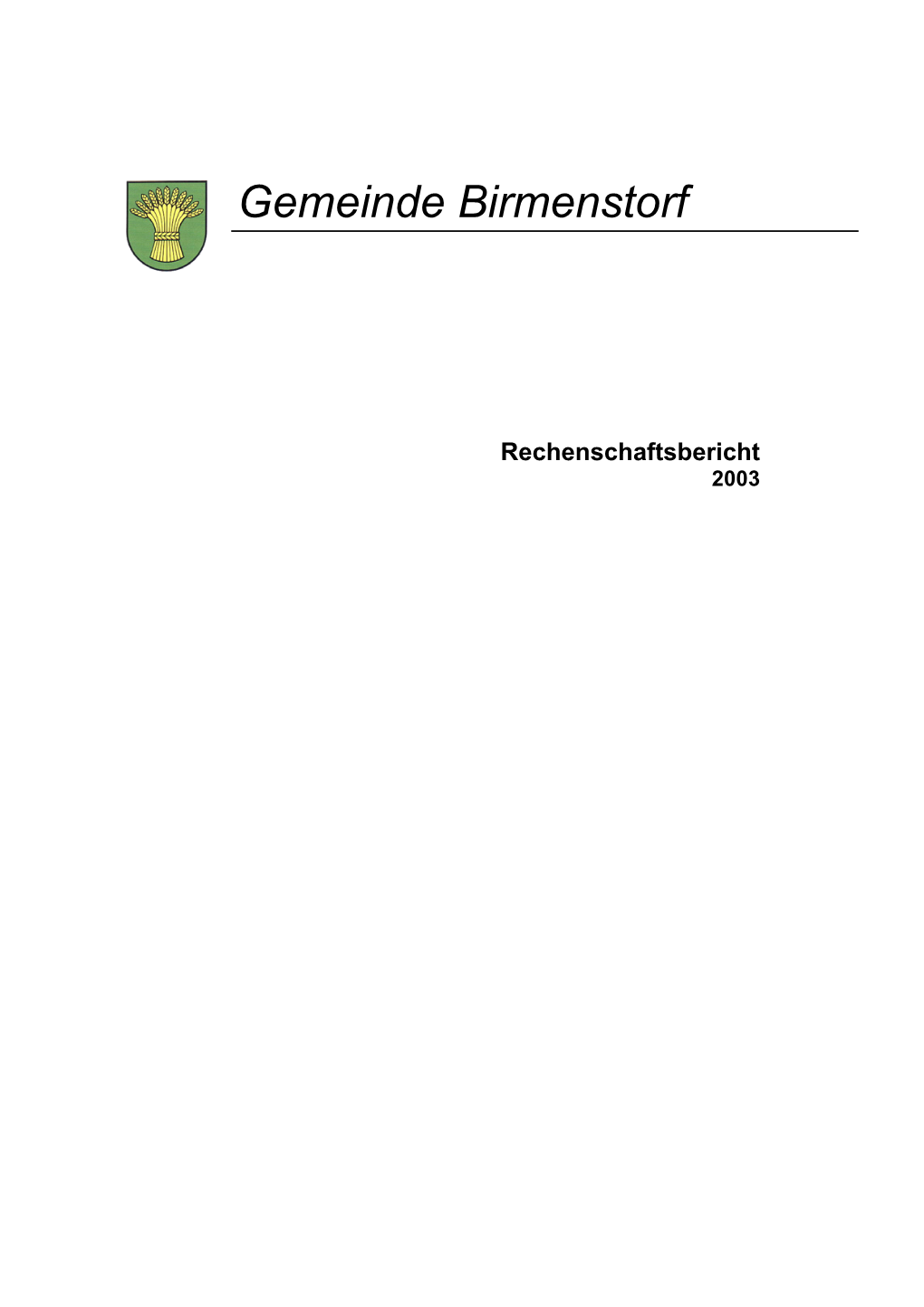 Gemeinde Birmenstorf