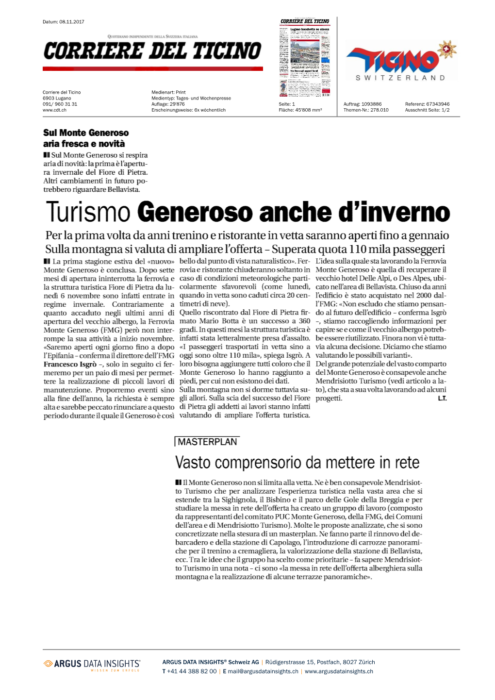 Turismo Generoso Anche D'inverno