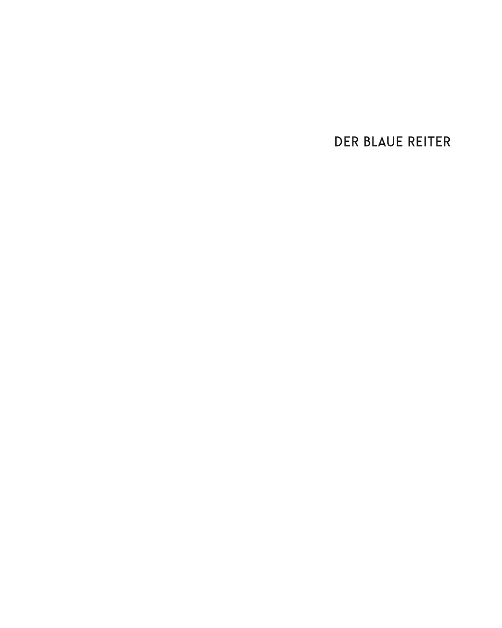 Der Blaue Reiter Im Lenbachhaus München