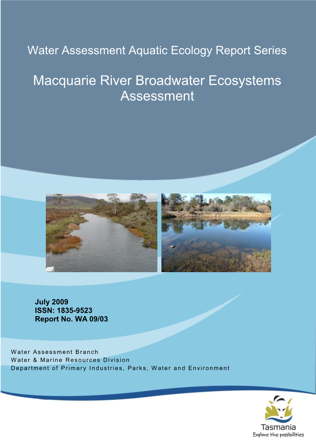Macquarie River Broadwater Ecosystems Assessment