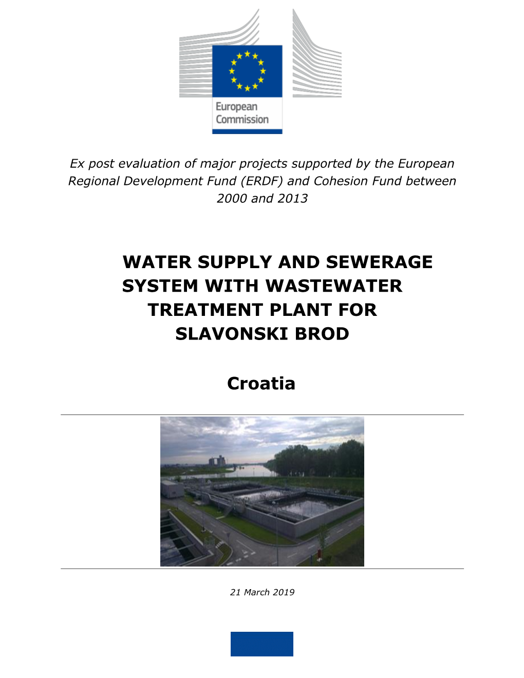 Water Supply and Sewerage System with Wastewater Treatment Plant for Slavonski Brod