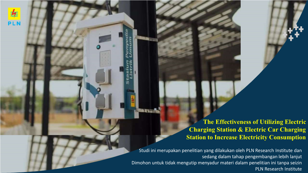 Electric Car Charging Station to Increase Electricity Consumption