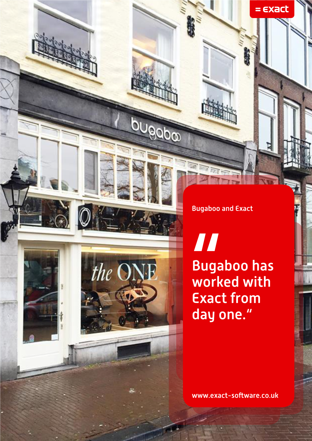 Bugaboo Has Worked with Exact from Day One.“