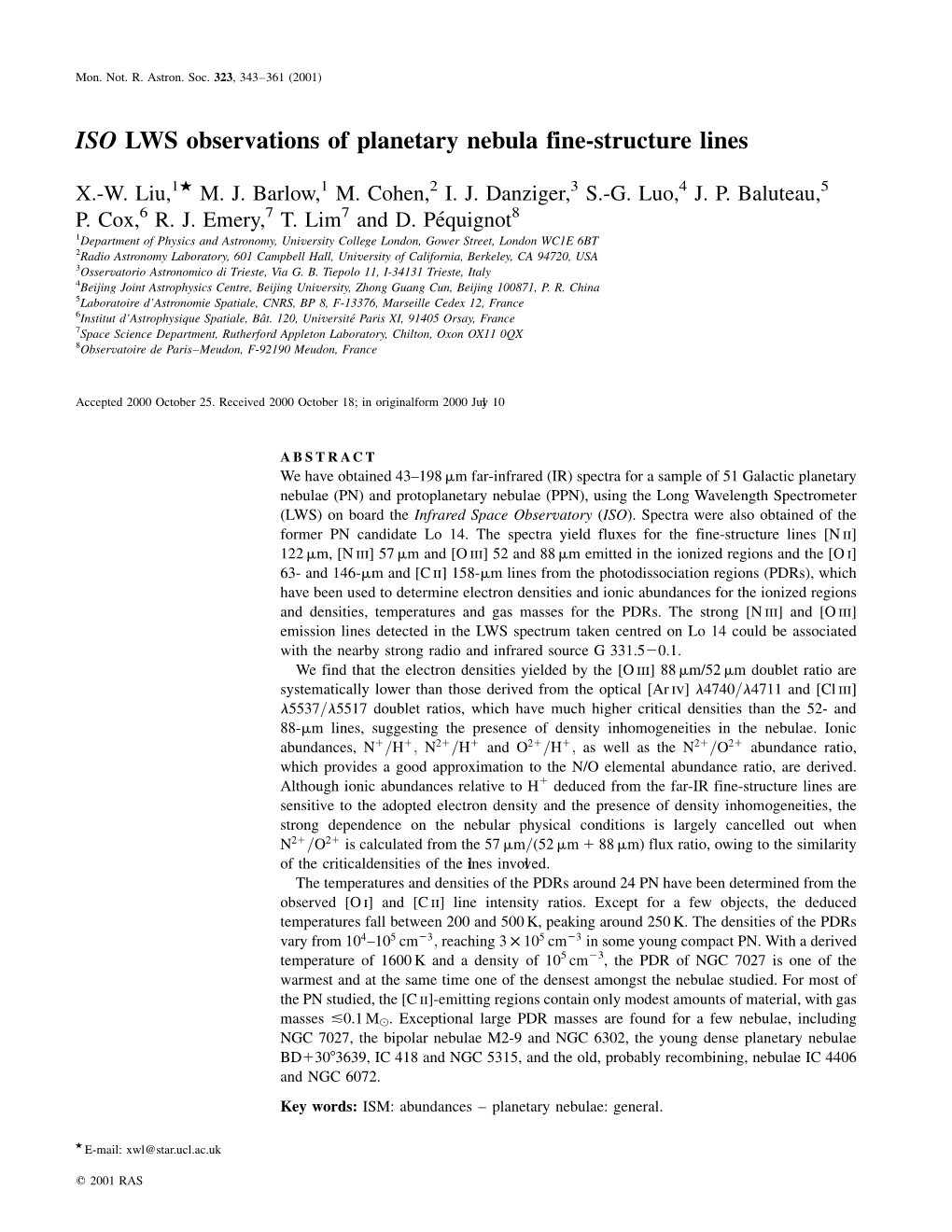 ISO LWS Observations of Planetary Nebula Fine-Structure Lines