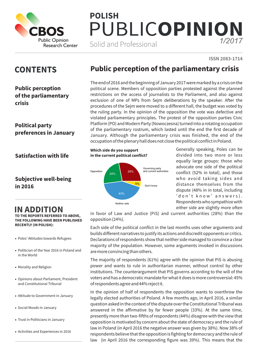 PUBLICOPINION Solid and Professional 1/2017