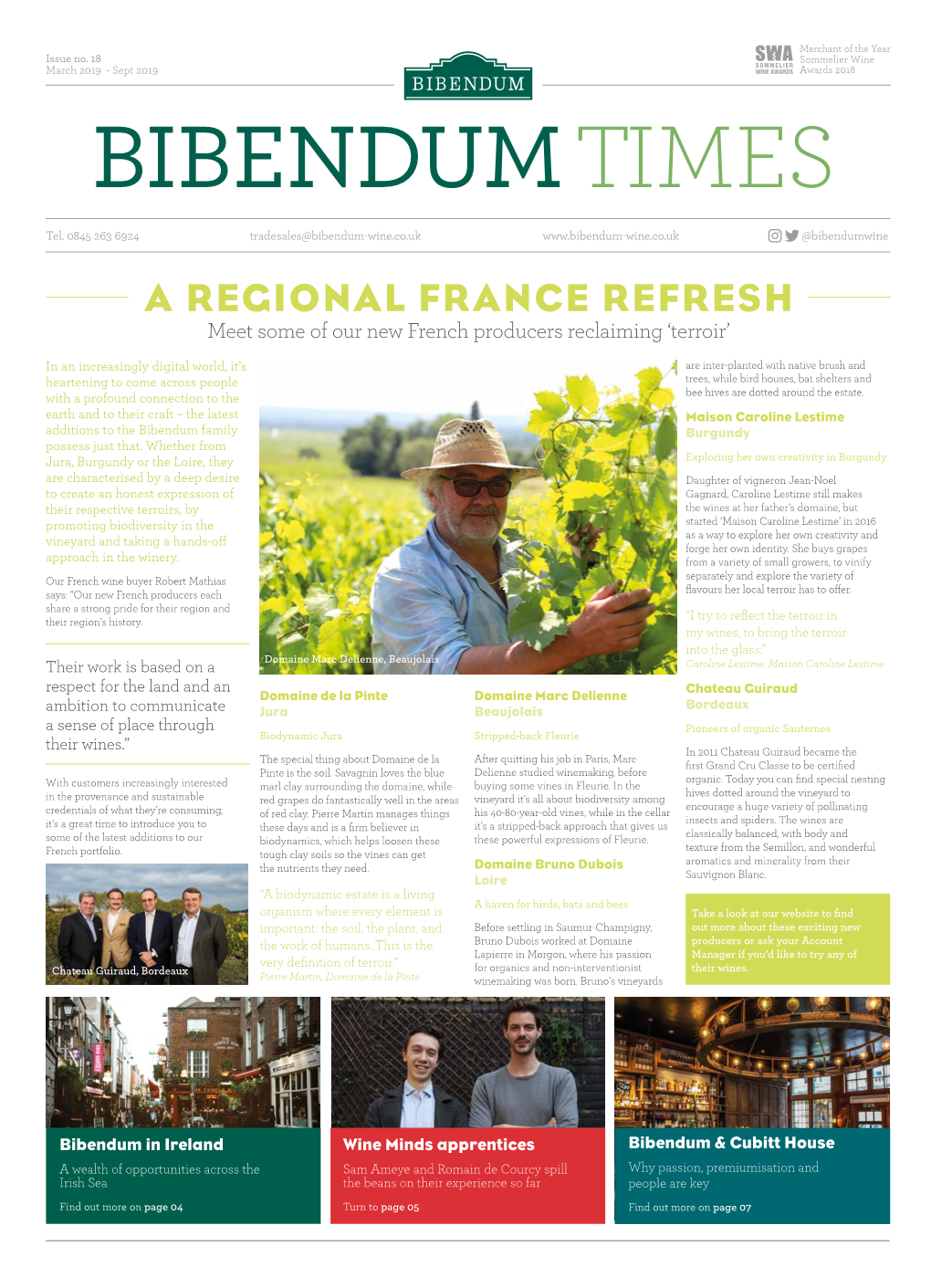 A REGIONAL FRANCE REFRESH Meet Some of Our New French Producers Reclaiming ‘Terroir’