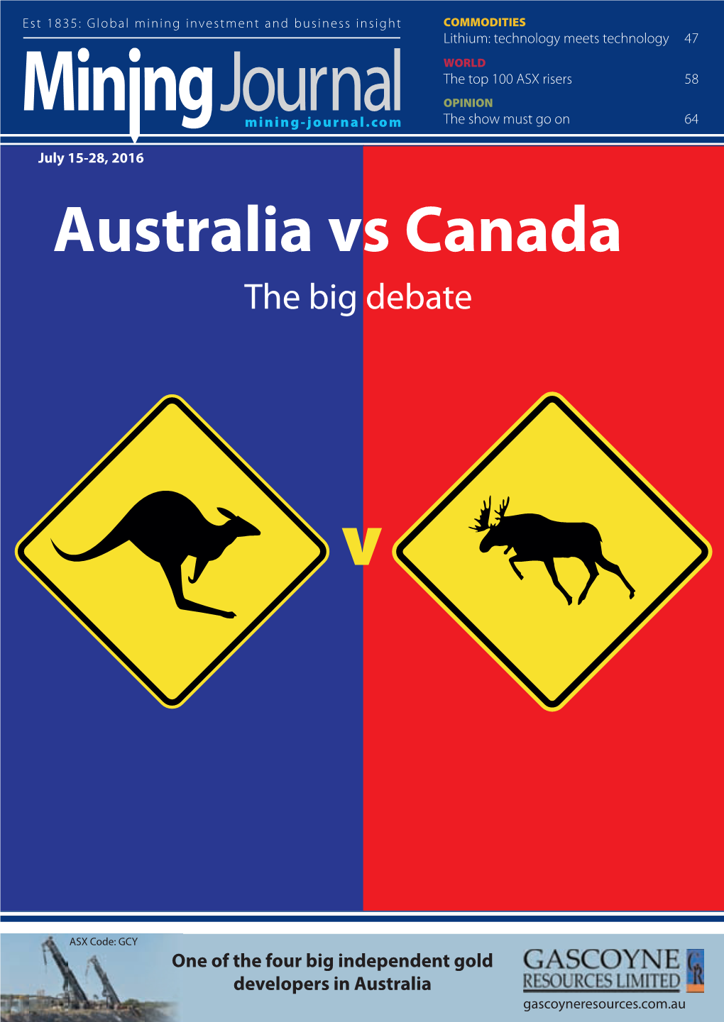 Australia Vs Canada the Big Debate