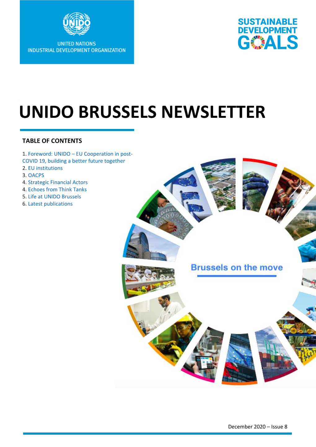 Unido Brussels Newsletter