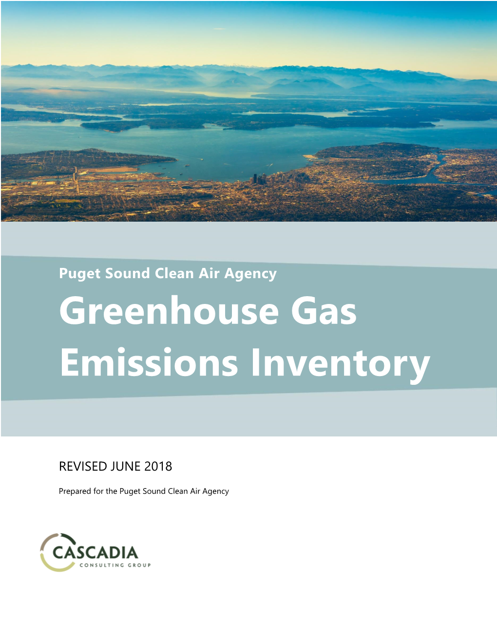 Puget Sound Clean Air Agency Greenhouse Gas Emissions Inventory
