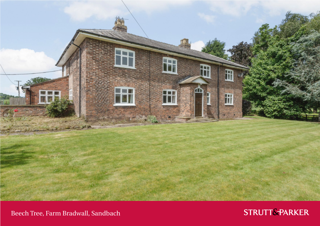 Beech Tree, Farm Bradwall, Sandbach