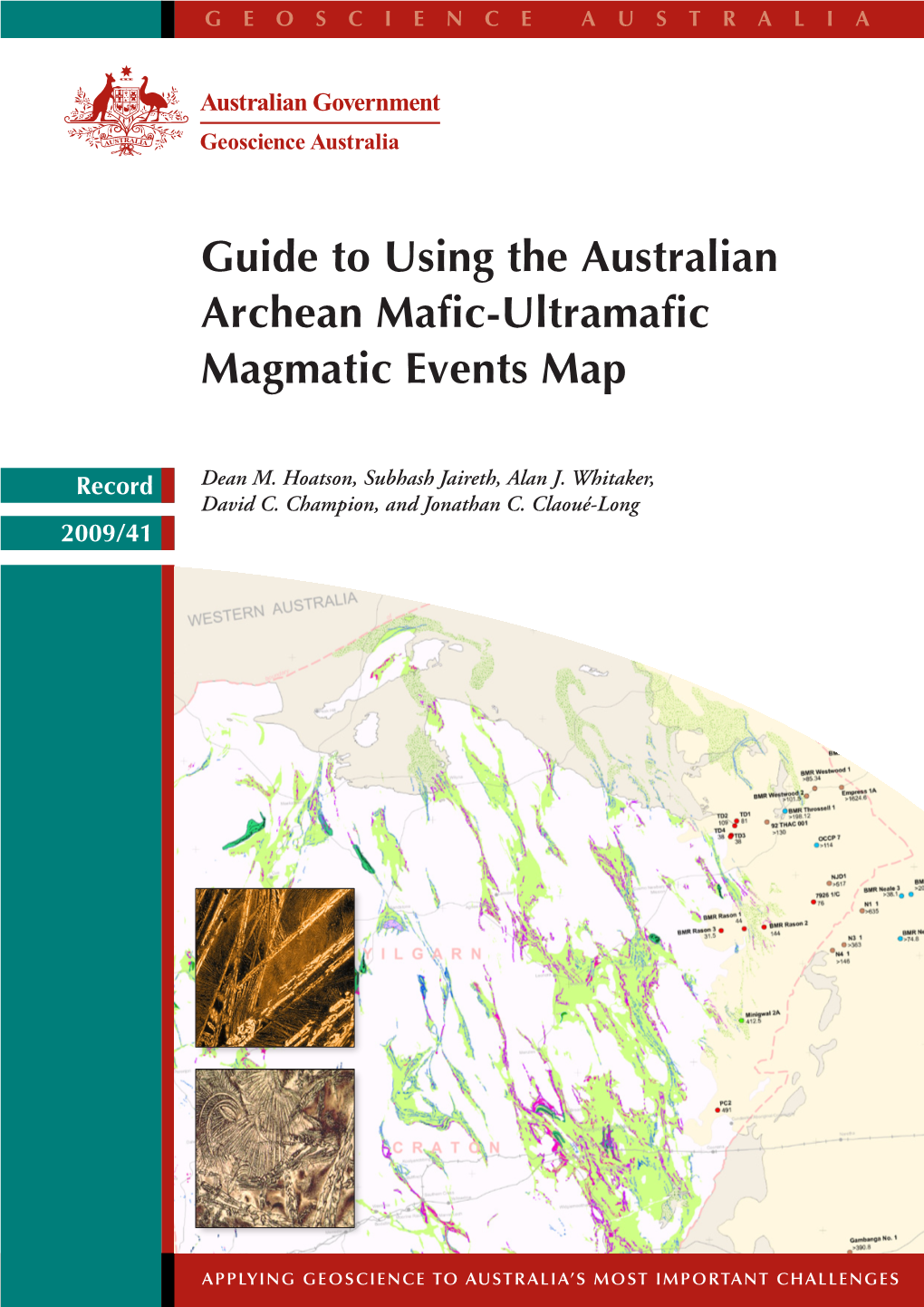 Guide to Using the Australian Archean Mafic-Ultramafic Magmatic Events Map