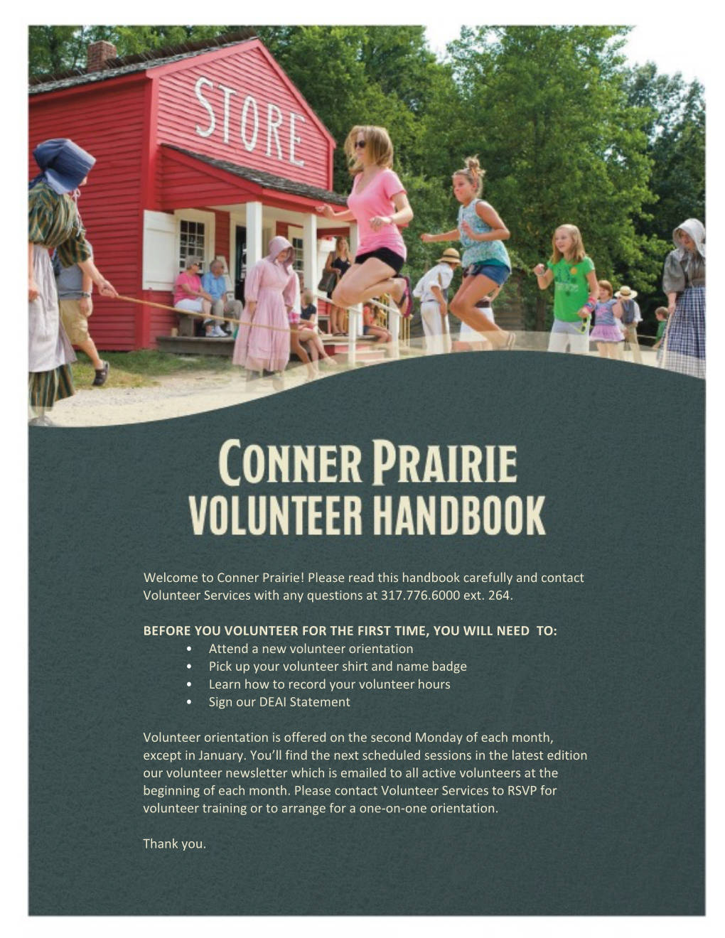 Download the Volunteer Handbook