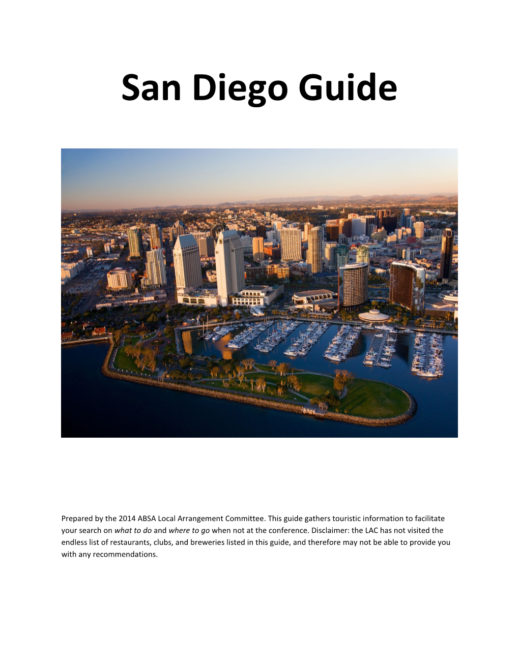 San Diego Guide