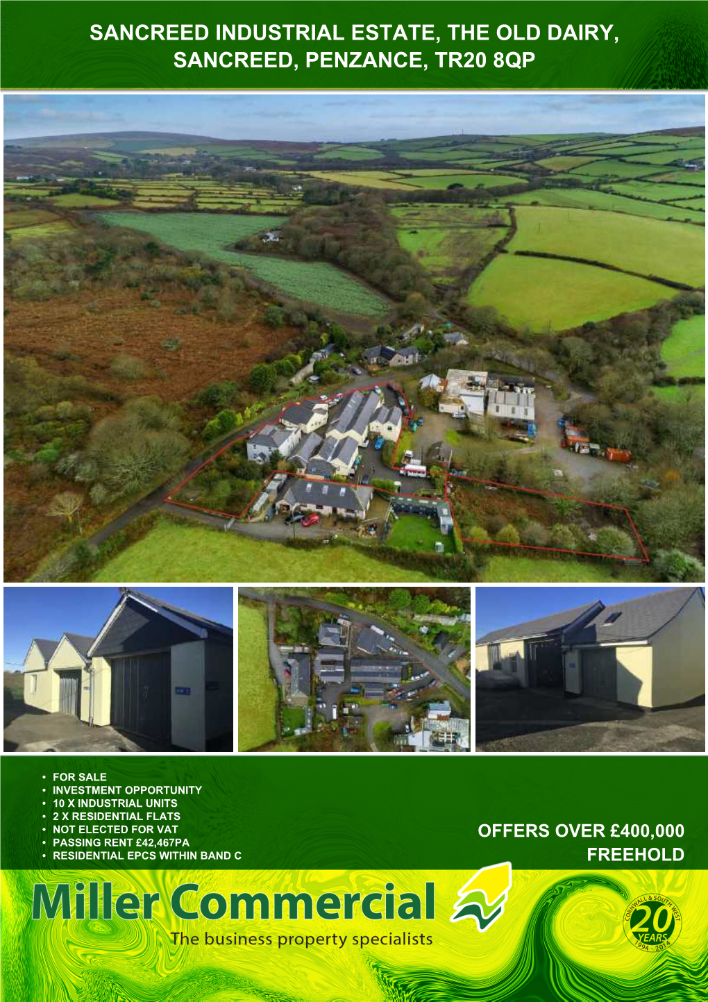 Sancreed Industrial Estate, the Old Dairy, Sancreed, Penzance, Tr20 8Qp