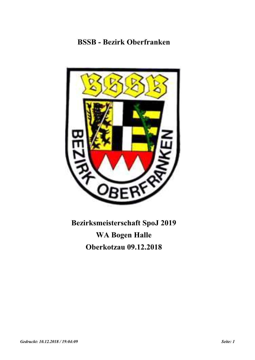 BSSB - Bezirk Oberfranken