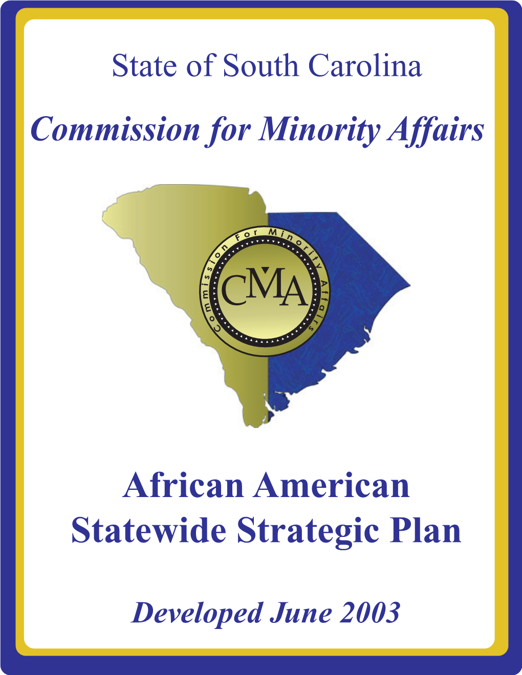 Commission for Minority Affairs Strategic Plan